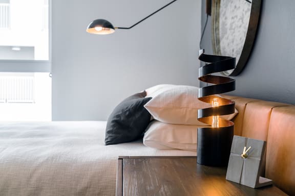 Bedroom Interior at Olive DTLA, Los Angeles