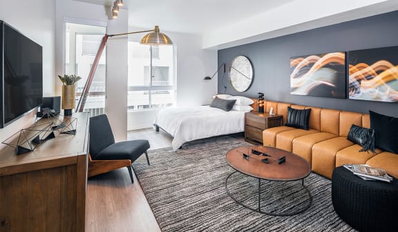 Studio Bedroom at Olive DTLA, Los Angeles, 90015