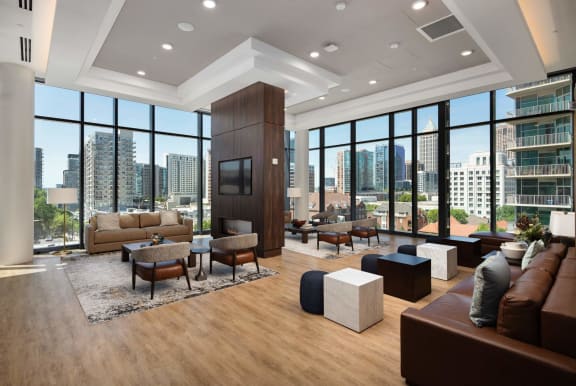 Lobby area at 903 Peachtree, Atlanta, 30309