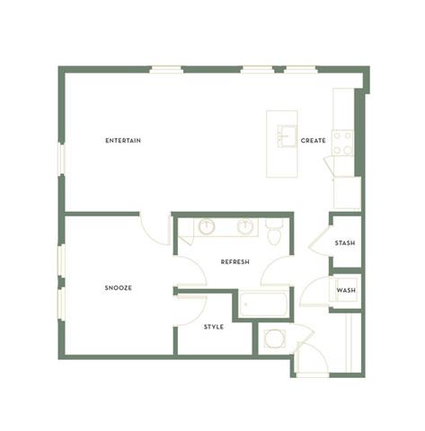 1 bed 1 bath G | 843 Sq. Ft. at The Merchant Apartments, South Carolina 29403