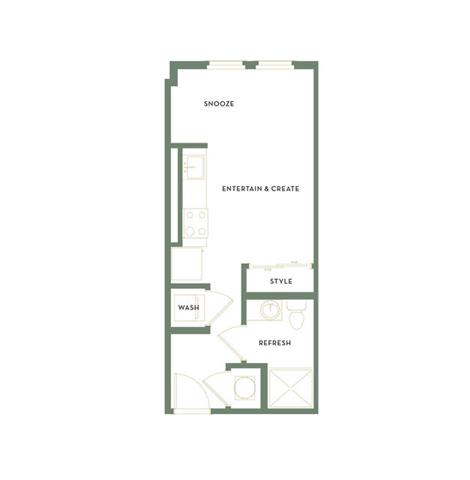 Studio 1 Bath A | 375 Sq. Ft. at The Merchant Apartments, Charleston, South Carolina