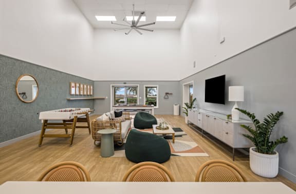 Resident Lounge With Foosball Table at Citrine Hills, California