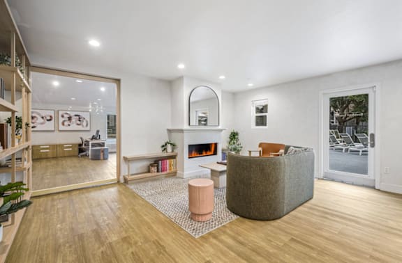 Fireplace Living Area at Citrine Hills, California
