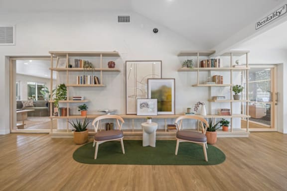 Library Seating Area at Citrine Hills, Ontario, CA