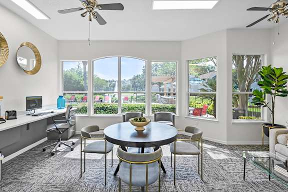 Work Desk And Dining Area at Country Club Lakes, Florida, 32224