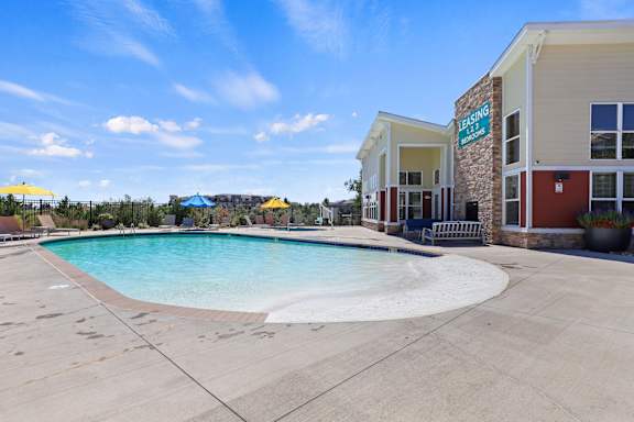 the swimming pool at Ridge at Thornton Station Apartments, Thornton