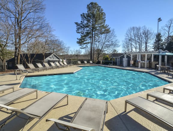 Sparkling New Pool at Atria at Crabtree Valley, North Carolina