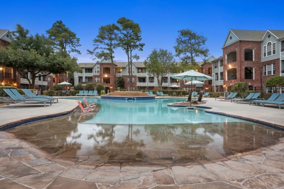the swimming pool at Veranda at Centerfield in Houston, 77070
