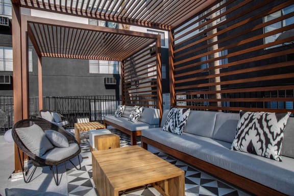 Rooftop Shaded Patio at Duet on Wilcox, California, 90028