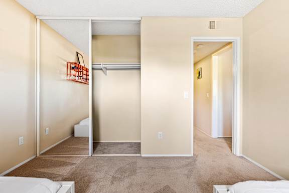 Large closet in secondary bedroom at River Oaks, Oceanside, CA