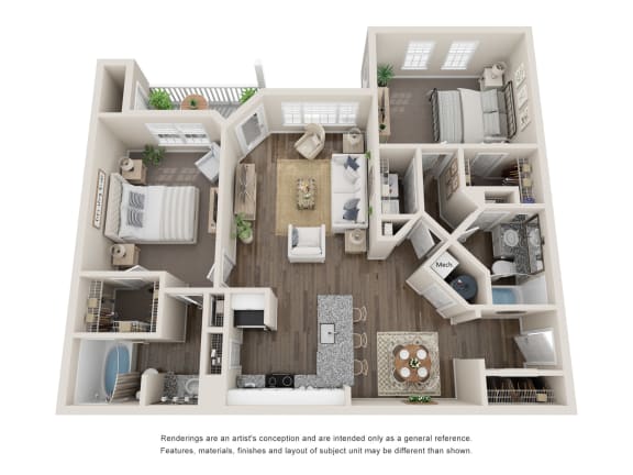 a floor plan of the villas at houston levee west apartments in cordova,