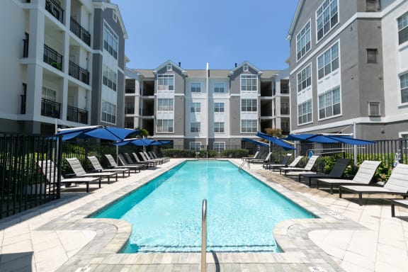 Sparkling Pool at Willowest in Lindbergh in Atlanta, GA 30324