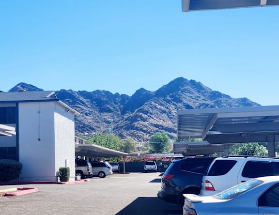Parking area at Montecito Apartments.