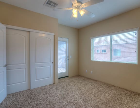 Unfurnished bedroom — representative home at Monterosa Villas.