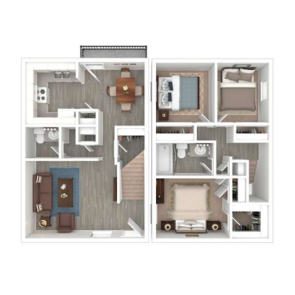 3 bed 1 bath at Connect on Missour Apartments, Phoenix, AZ, 85015