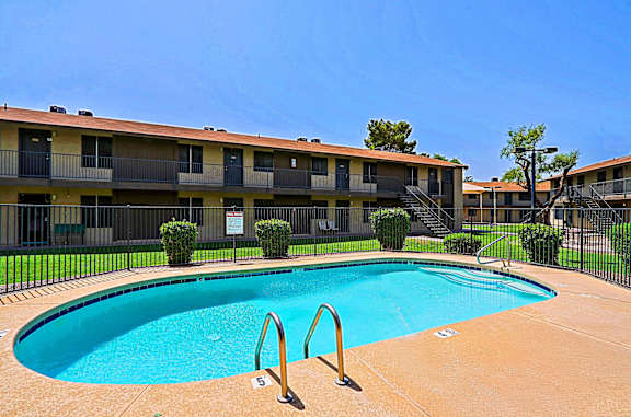 Clear Blue Pool at Sahuaro West Apartments, Phoenix, AZ