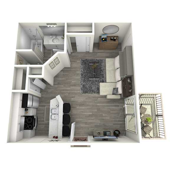 Studio Apartment at Tides on McDowell, Arizona