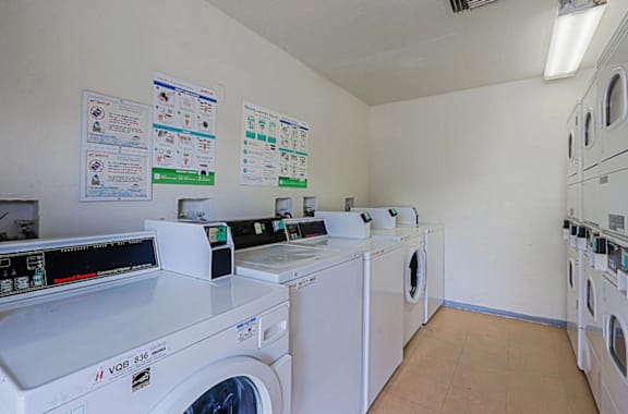 Laundry facilities at Sahuaro West Apartments, Arizona, 85029