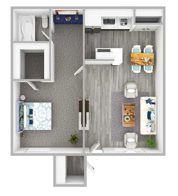1B_One Bedroom 1B_One Bedroom at Aspire Thunderbird, Arizona, 85304