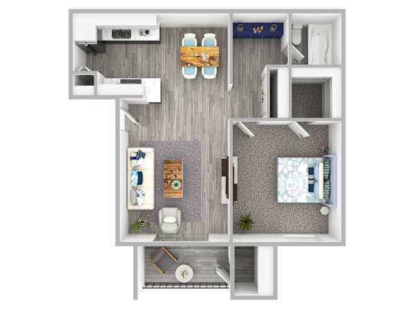 1C_One Bedroom at Aspire Thunderbird, Glendale, AZ, 85304