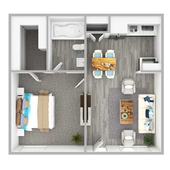 1A_One Bedroom 1A_One Bedroom at Aspire Thunderbird, Arizona