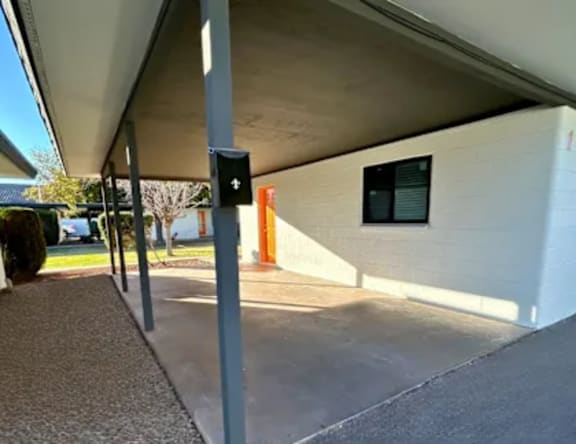 Building exterior at Pomelo Park.