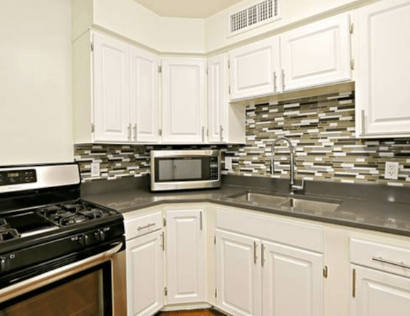 Apartment kitchen at Osborn Place.