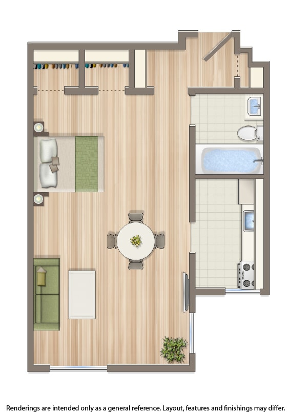dupont apartments studio floor plan