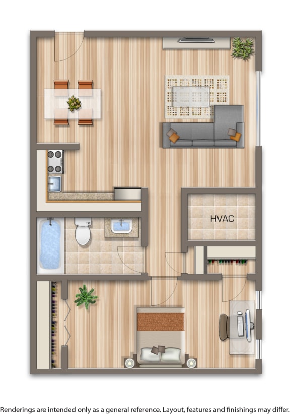 Floor Plans of Halley House in Washington, DC