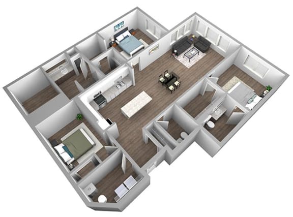 2 bedroom 2.5 bath at The Encore at Ingram Manor, Pikesville, Maryland