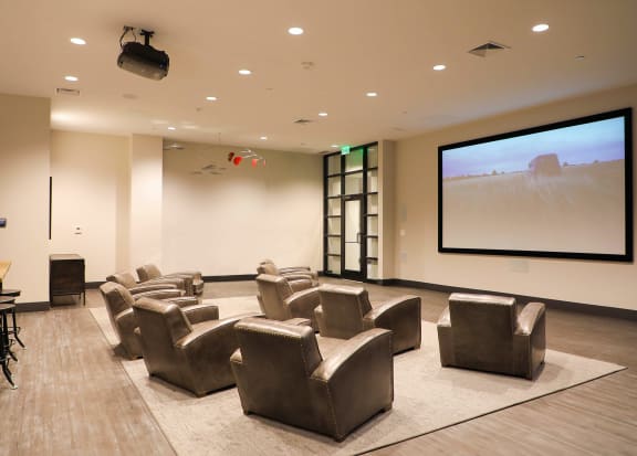 Theater Room at The Met at Metro Centre Apartments, Owings Mills, 21117