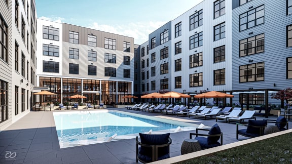Pool View at The Willard, Owings Mills, 21117