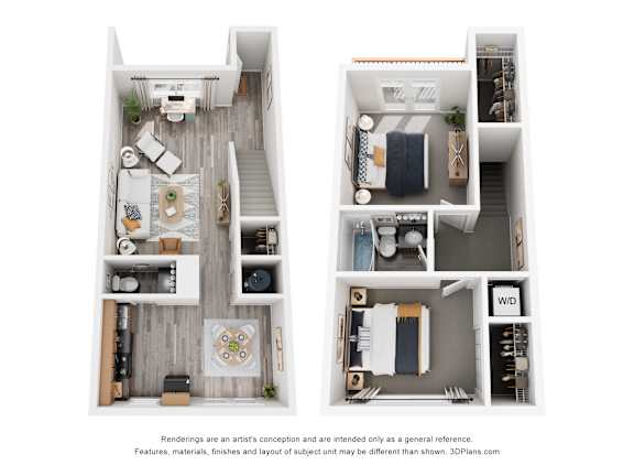 Floor Plan  The Jamis Floorplan at Broadway at East Atlanta, Atlanta, 30316