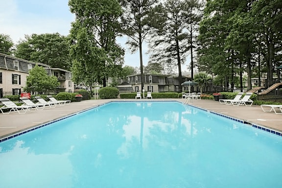 Blue Pool view at The Reserve at Brookhaven, Atlanta, Georgia