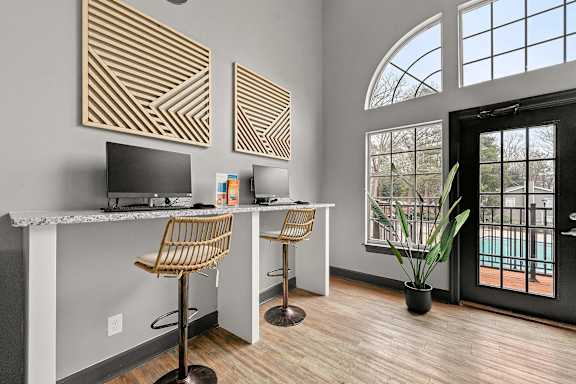 One, Two and Three bedroom floorplans at Fields at Peachtree Corners in Norcross, Georgia 30092.