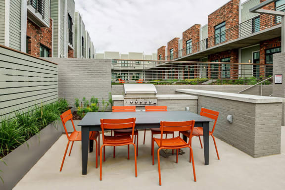 Outdoor Area Including Bbq'S at 2100 Acklen Flats, Tennessee