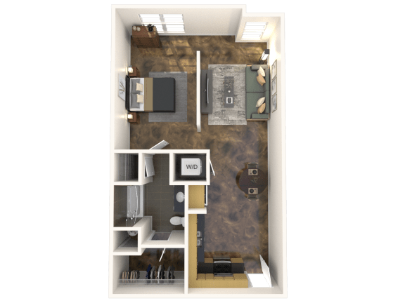 a floor plan of a 2100 sq ft apartment