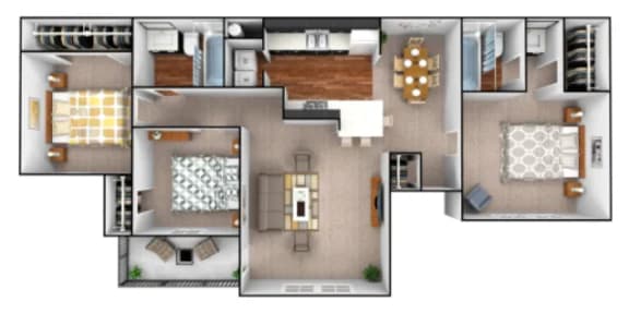 Floor Plan  a floor plan of a house with a bedroom and a living room