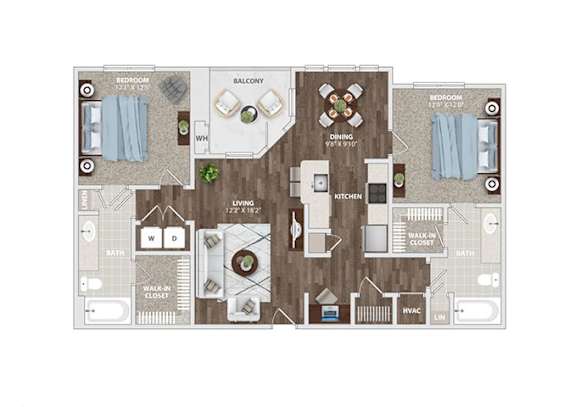 Floor Plan  Murray Floor Plan at Residence at Marina Bay, Irmo, SC