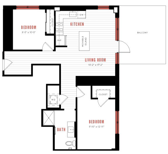 Studio, 1 & 2 Bedroom Apartments in NoMa, DC Press House