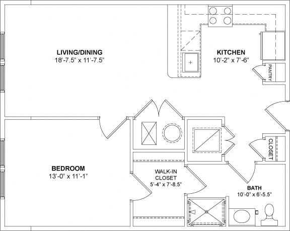 The Florence Floor Plan at Madison Ellis Preserve, Newtown Square, Pennsylvania