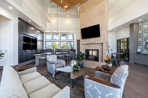 Clubhouse Resident Lounge at Vistas at Jackson Creek, Monument, CO, 80132