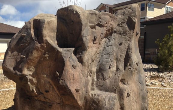 Rock Wall at Vistas at Jackson Creek, Colorado, 80132