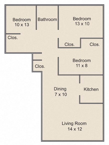 Spacious 3-bedroom home at Cherrydale Apartments