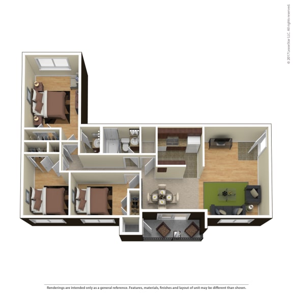 3-Bedroom Apartment at Stony Brook
