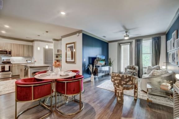 Kitchen and Dining Area at Artesia Big Creek in Alpharetta, GA