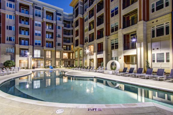 Pool at LaVie Southpark, Charlotte, NC