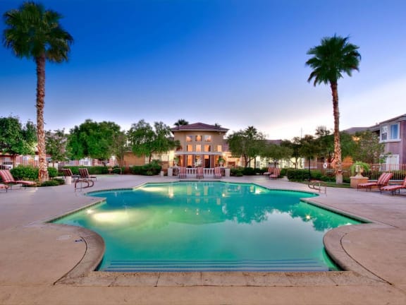 Pool spa at Amalfi Apartments, Las Vegas, NV, 89123