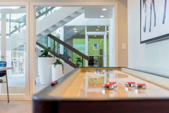 Shuffle Board In Clubhouse at The Bluffs at Highlands Ranch, Highlands Ranch, Colorado