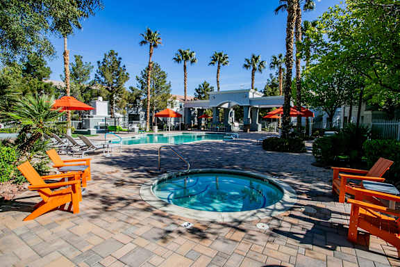 Spa And Pool at Octave Apartments, Las Vegas, 89123